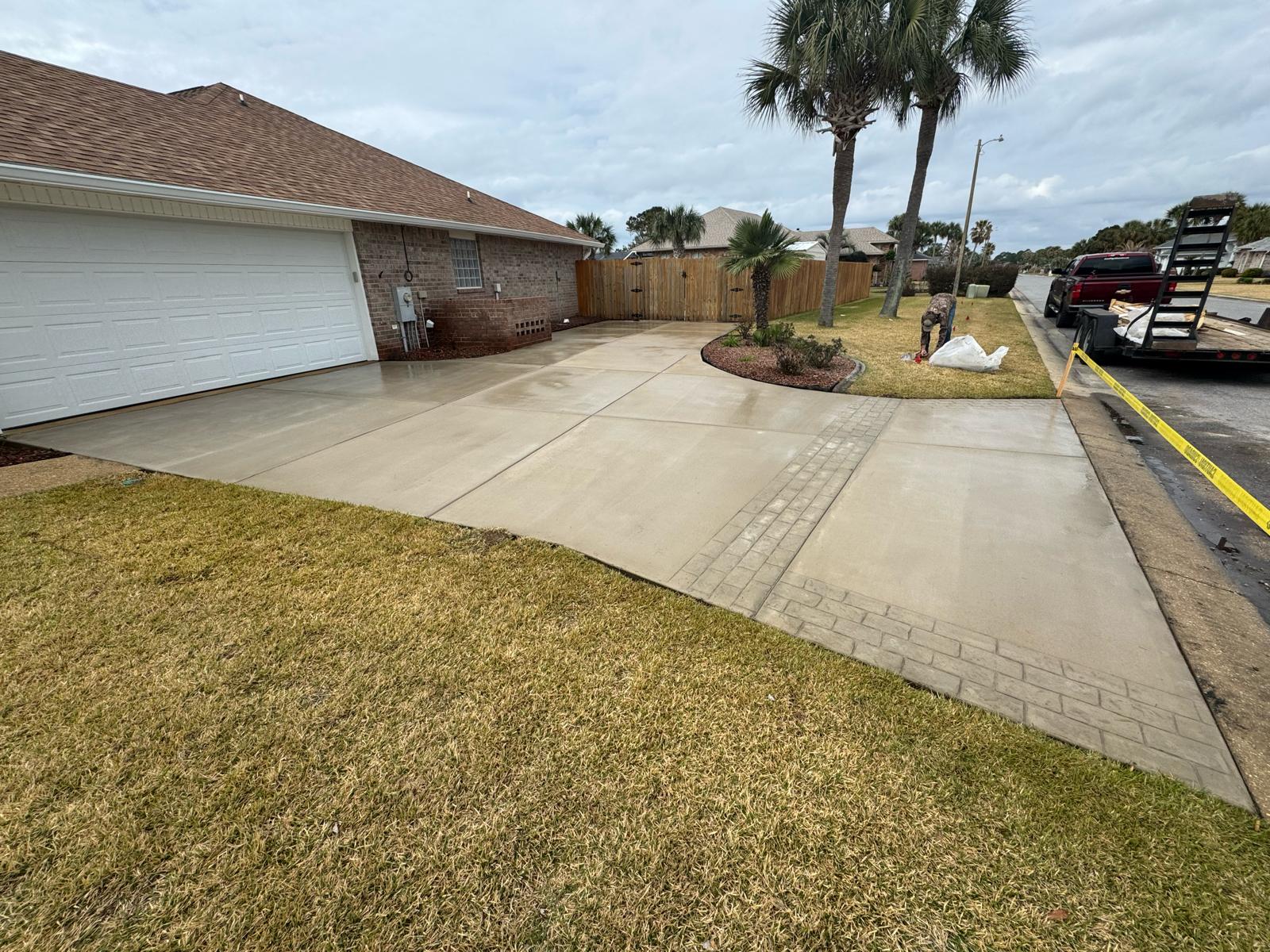 Professional Stamped Concrete Services in Pensacola, FL: Durable Designs